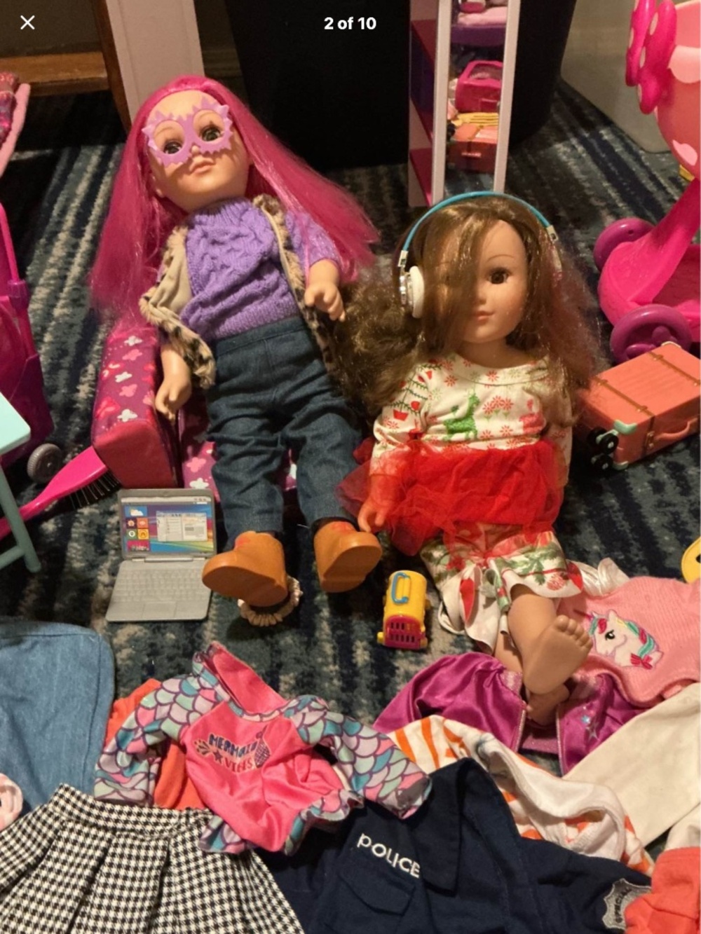 American dolls and My life dolls plus accessories accessories